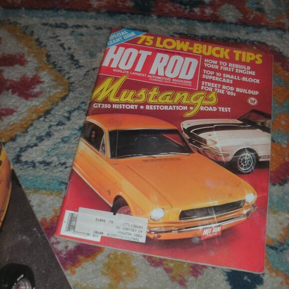 FIVE 80s Hot Rod Automotive Magazine Muscle Cars Mustang Chevy Street 1980 & 81 - Picture 7 of 7